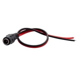 Female DC Power Socket Jack Prewired