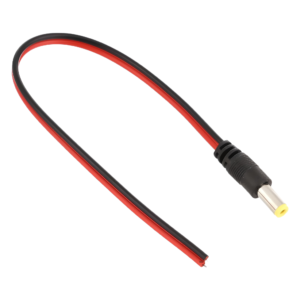 Male DC Power Socket Jack Prewired